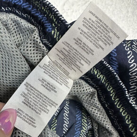 Columbia PFG Mens Blue Backcast Water Shorts Swim Trunks Size XL Fish Hooks - Picture 6 of 7